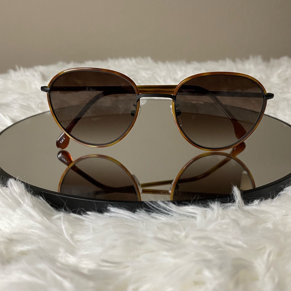 Paul Smith Sunglasses/ Albion Series/ Model #: PSSN003V2/ Brown Wire Frames